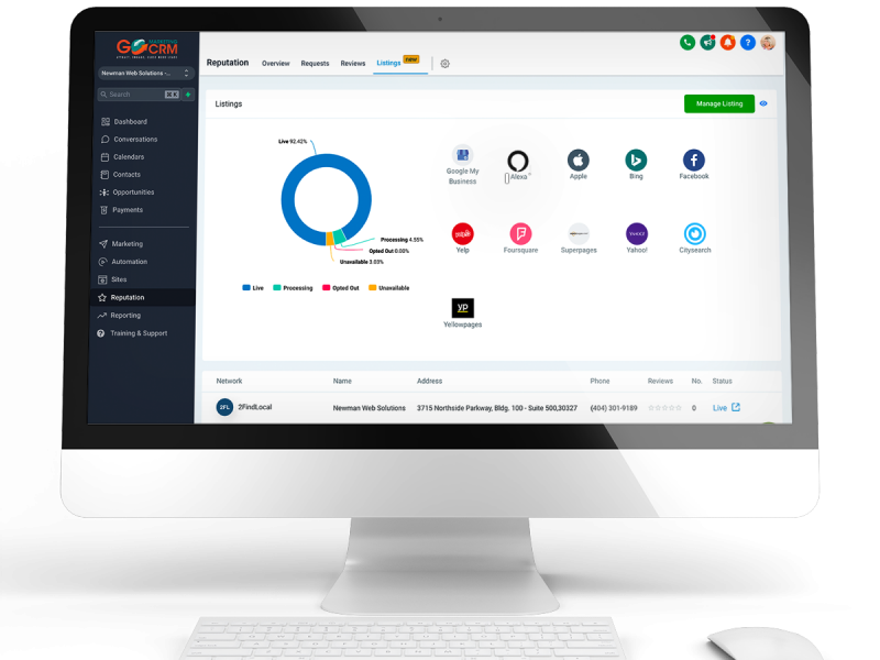 Reputation Management Crm Auto Shop Management Software