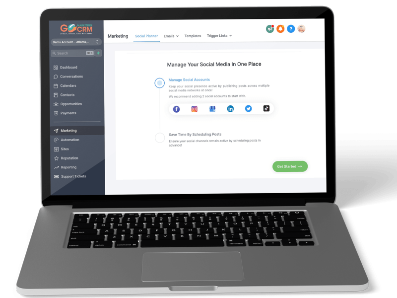 Social Media Poster Marketing Crm Real Estate Software For Agents